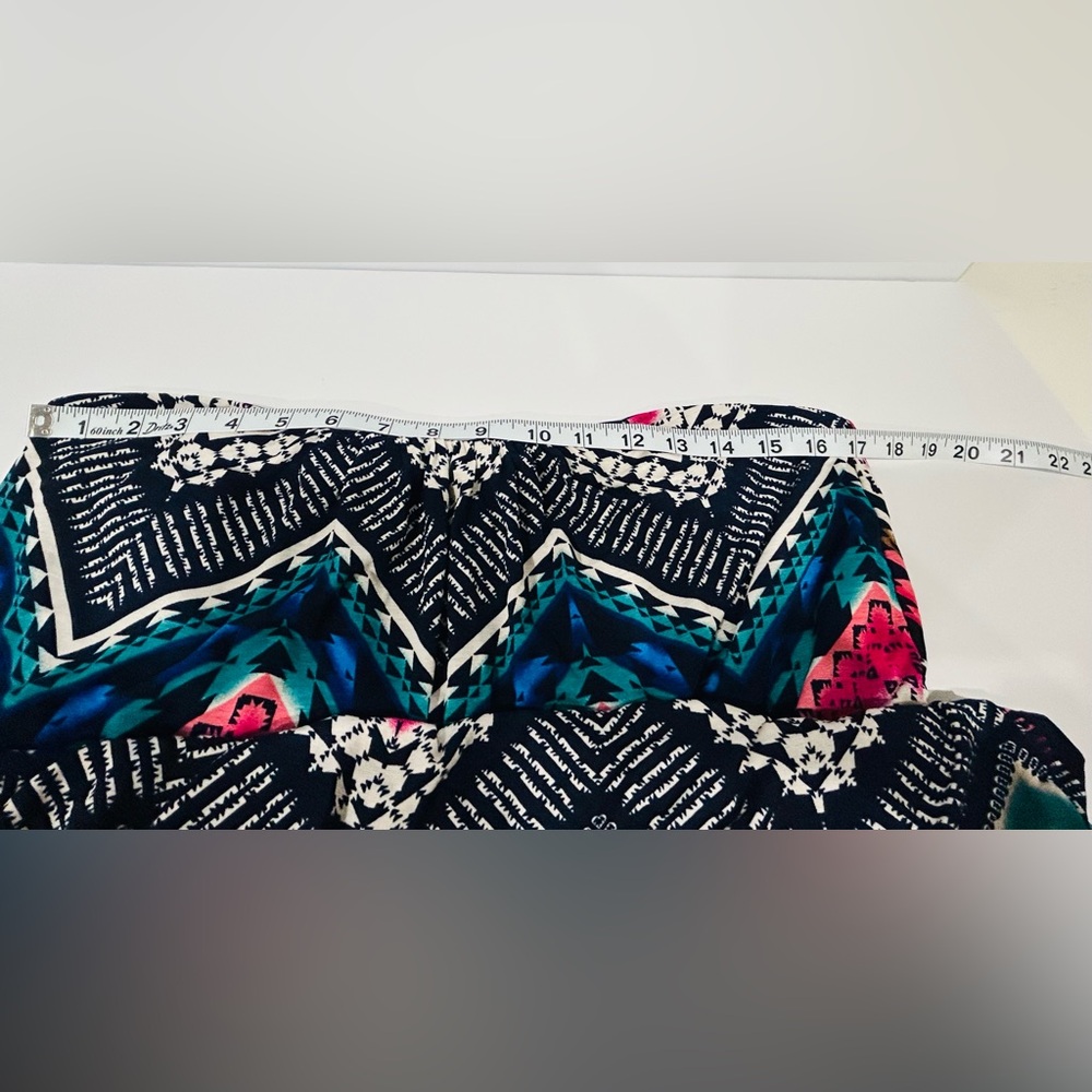 Chevron Strapless Dress in Multicolor - Picture 7 of 10